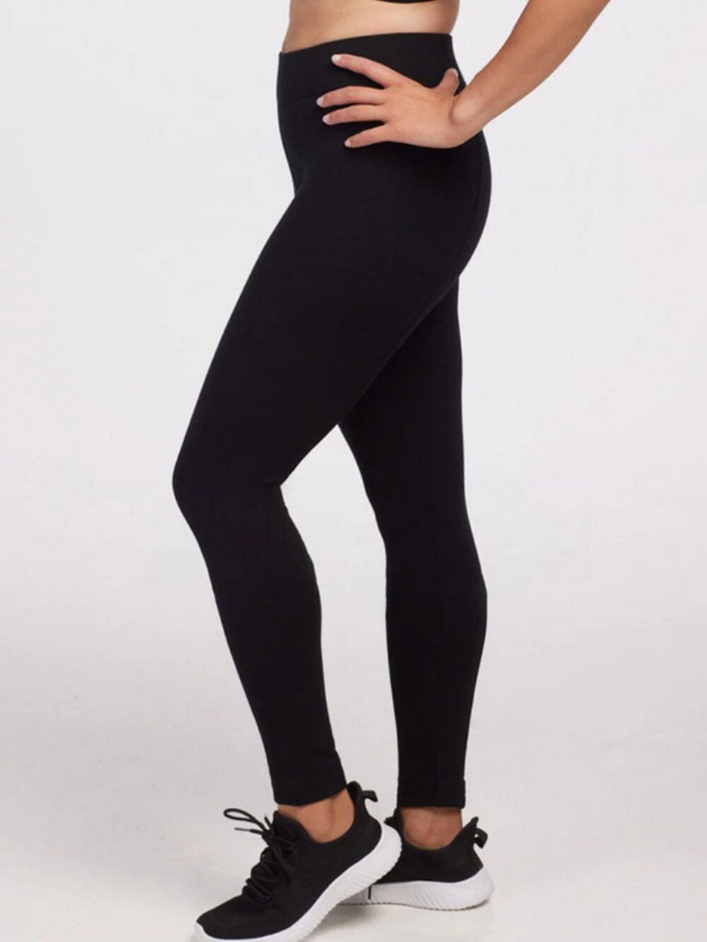 Woolx | Stella Limited Edition Back Pocket Wool Leggings | Black | M